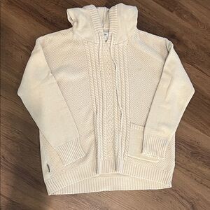 Cozy Cream Hooded Sweater jetty size m